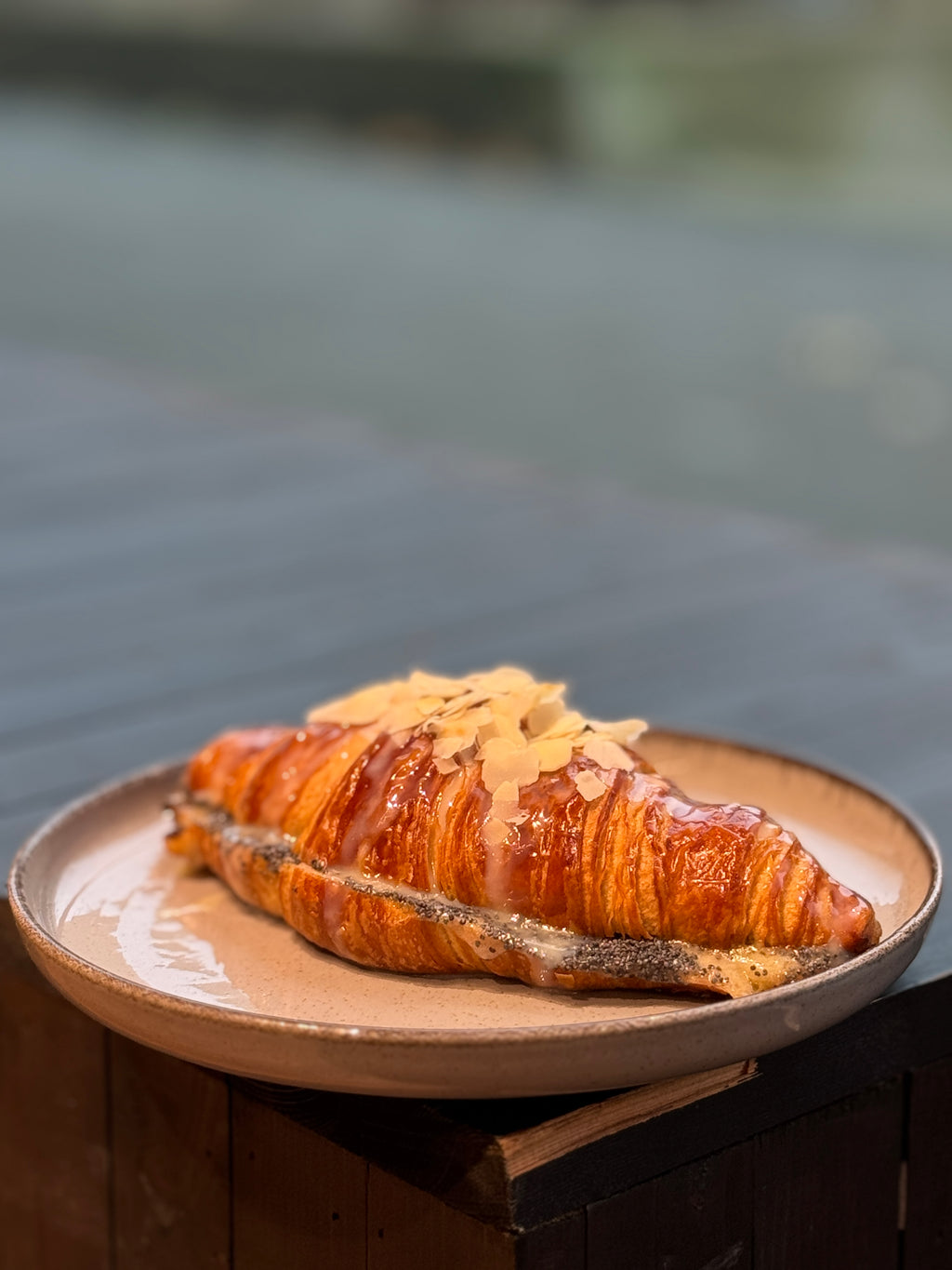 Mooni-martsipanicroissant