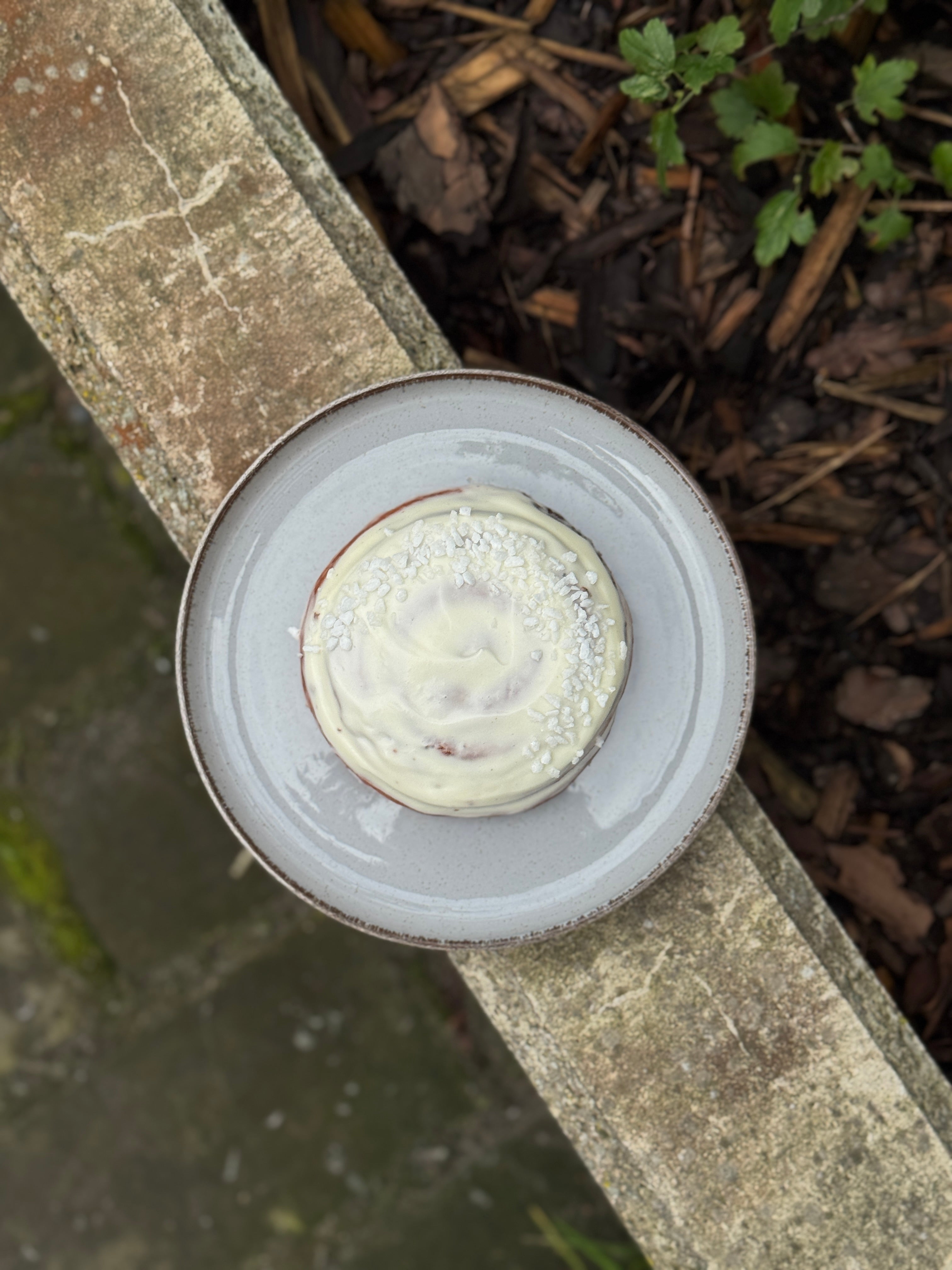 Kaneelisaiake toorjuustuglasuuriga